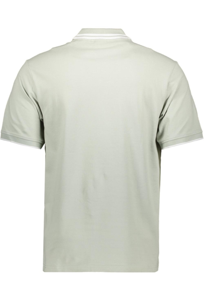 JCOHASS LOGO POLO SS SMU 12279905 AQUA GRAY